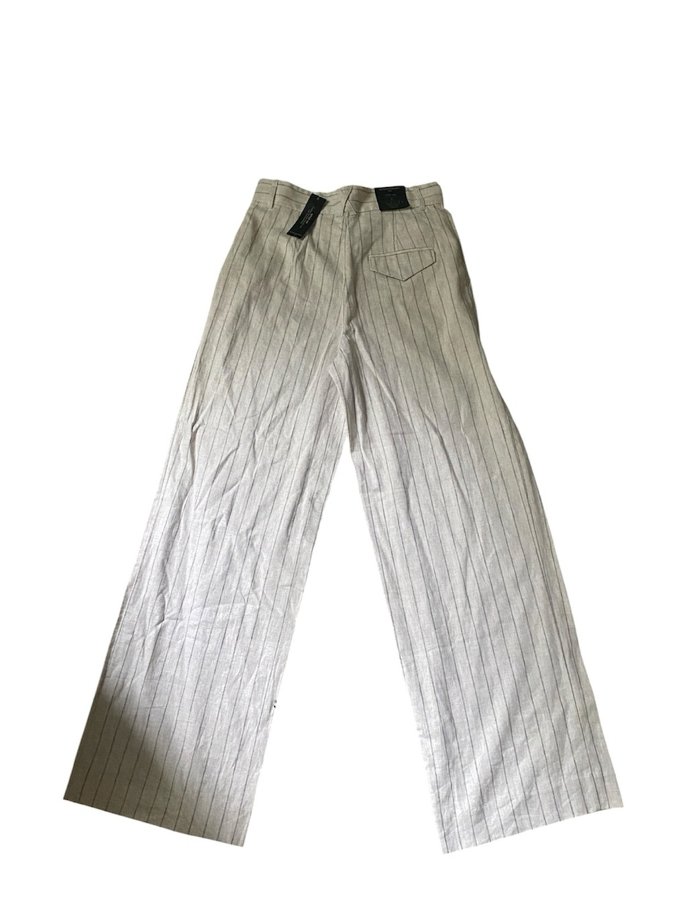 NWT Women’s Banana Republic size 6 Pin Striped Wide Leg Dress Pants